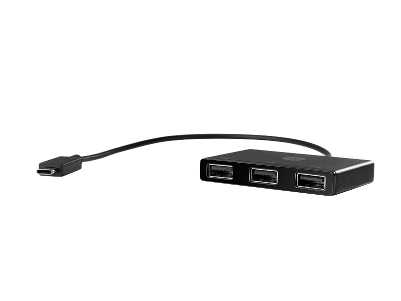 HP USB-C to USB-A hub